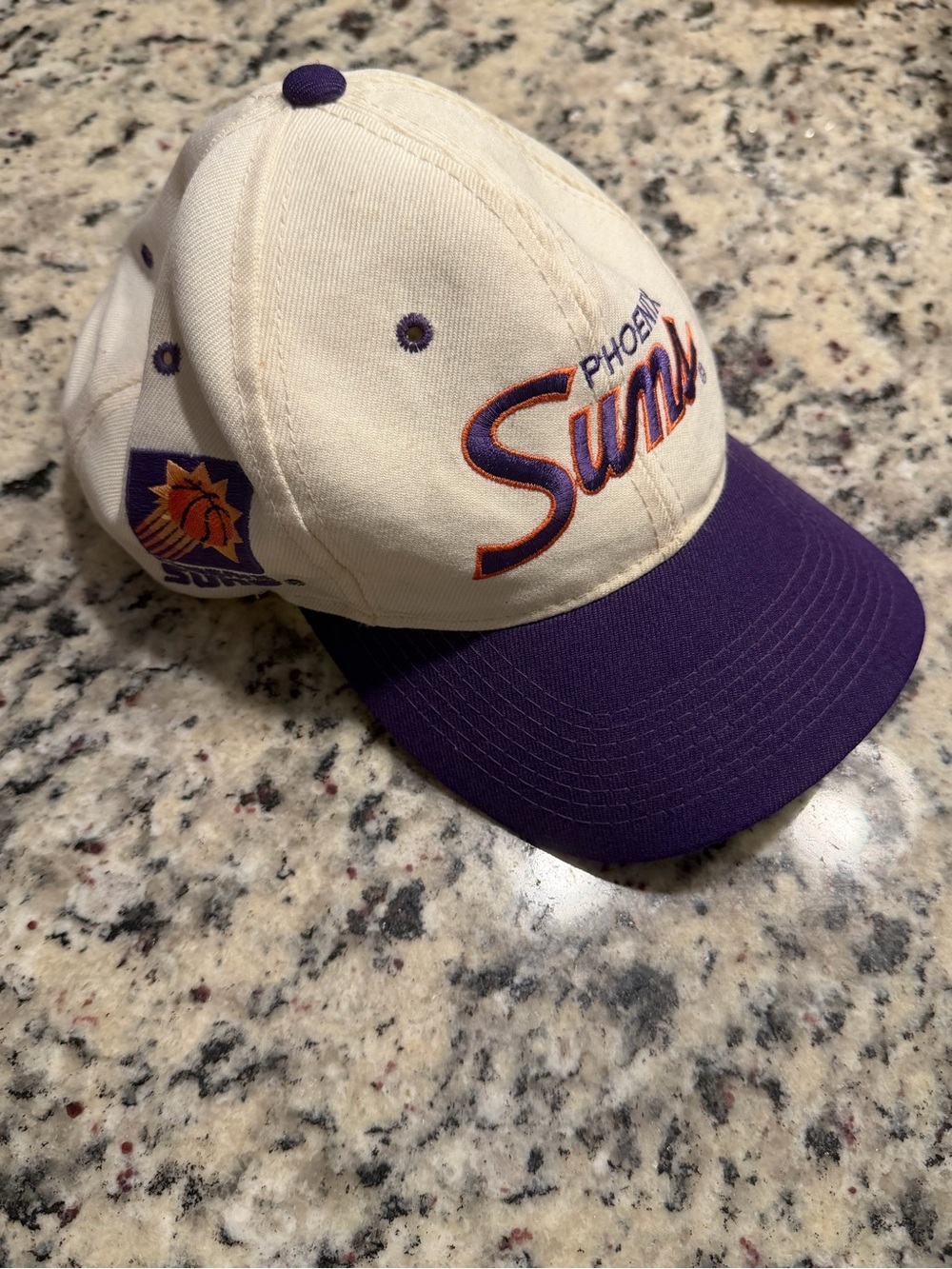 Vintage 90's Phoenix Suns Snapback Hat (Snap Broken)